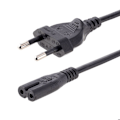 Miniatyrbild 1 av 4: StarTech.com 2 m strömkabel för bärbar dator - EU-kontakt till C7, 2,5A 250WG, 18AWG - Strömkabel för I