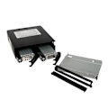 Miniatyrbild 4 av 4: ICY DOCK ToughArmor MB994IKO-3SB metallbakplan med nyckellås 2 x 2,5" SATA/SAS SSD & Slim ODD i 5,25"