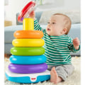 Miniatyrbild 3 av 6: Fisher-Price - Giant Rainbow Pyramid - Early Learning Toy - Från 12 månader GJW15 Flerfärgad