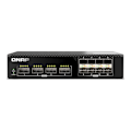 Miniatyrbild 1 av 3: Bytare switch hanterbar via web - QNAP - QSW-M7308R-4X - 4 portar QSFP28 100 Gbps - 8 portar SFP28 25 Gbps - 12 portar
