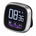 Miniatyrbild 1 av 4: Köks timer - Touch - Silver/Svart - Digital - Touchscreen - Programmerbar upp till 99 min Silver/svart