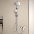 Miniatyrbild 2 av 4: Ideal Standard A5862AA Idealrain Cube Duschpelare Grå