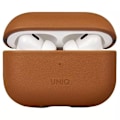 Miniatyrbild 2 av 5: Etui i läder för UNIQ hörlurar för AirPods Pro 2:a generationen äkta läder
