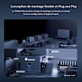 Miniatyrbild 5 av 6: Switch Ethernet 2,5G - Tenda - TEM2010X - 8 portar RJ45 - 2 portar SFP+ 10G - VLAN, Statisk Aggregation