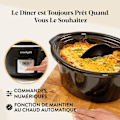 Miniatyrbild 4 av 4: Crock-pot - CSC113X - Digital grytan - 3,5 l (3-4 personer) - Programmerbar timer - EU-kontakt 2 stift - Svart []