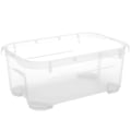 Miniatyrbild 1 av 4: KIS T Box Mini, Förvaringslåda, Transparent, Rektangulär, Plast, Enfärgad, Inomhus, Utomhus