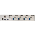 Miniatyrbild 2 av 2: Lindy 39311 4-portars USB 3.0 Pro Audio HDMI KVM Switch, Svart