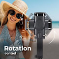 Miniatyrbild 3 av 6: Selfiestativ med Bluetooth-fjärrkontroll Tripod Gimbal Stabiliserare Svart SSTR-L08 Monteringsstödset