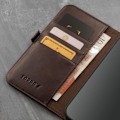 Miniatyrbild 4 av 4: Läderfodral - TORRO - iPhone 13 Pro Max - Kortfack - Ställfunktion - Mörkbrun Mörkbrun