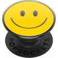 Miniatyrbild 3 av 4: Popsockets Be Happy emalj smartphonegrepp - gul - 39,74x7x24,25 mm