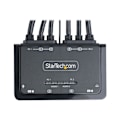 Miniatyrbild 1 av 3: KVM-switch - StarTech.com - C2-DH46-UA2-CBL-KVM - 2 portar HDMI - Upplösning 4K - USB