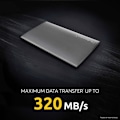 Miniatyrbild 3 av 4: Extern hårddisk - INTENSO - 3823440 - 256 GB SSD - 1,8' - USB 3.0