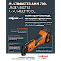 Miniatyrbild 3 av 4: Multifunktionsverktyg - FEIN - Accu MultiMaster AMM 700 Max AS - Trådlös - 18 V - Väska inkluderad