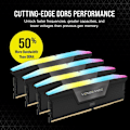 Miniatyrbild 3 av 3: Corsair Vengeance RGB DDR5 64 GB (4 x 16 GB) 6400 MHz CL32 Quad Channel Kit - Svart - RGB DDR5 RAM PC5-51200