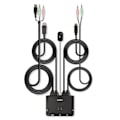 Miniatyrbild 2 av 2: Switch KVM 2 portar - MARQUE - DisplayPort 1.2 - USB Typ C - 4K 60Hz - Inbyggt ljud