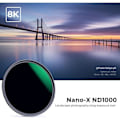 Miniatyrbild 2 av 4: ND1000-filter - KF Concept - Nano-X - 77 mm - 10 stopp - Multiresistent beläggning