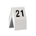 Miniatyrbild 1 av 2: Bordstabletter - TN - 10 stycken - Vit PVC - Rektangulär - Inte tvättbar Vit