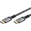 DisplayPort-kabel, DP 1.4, 3 m, Sharkskin Grey