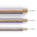 Miniatyrbild 3 av 4: PureLink SP010-100 högtalarkabel 2 x 2,5 mm² (99,9 % OFC solid koppar 0,10 mm) Hifi-högtalarkabel, 100 m, t SP010-10