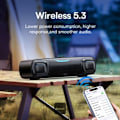 Miniatyrbild 6 av 6: Trådlös högtalare - AeQur - DS10 - Bluetooth 5.3 - Typ-C - 10W + 10W Svart