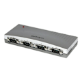 Miniatyrbild 3 av 3: Hub serie RS232 - STARTECH - USB till 4x DB9-adapter - Bussdriven - Kompakt design - PC, Mac