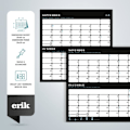 Miniatyrbild 3 av 4: Kalender - ephemeride block Grupo erik - CP25025