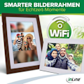 Miniatyrbild 4 av 4: Digital fotoram - InLine - WiFRAME 2 55821H - Pekskärm 10,1 - WiFi - 16 GB minne