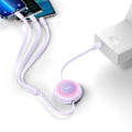 Miniatyrbild 5 av 6: Retractable datakabel - Baseus Bright Mirror 2 (CAMJ010005) - Lila