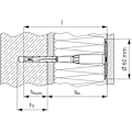 Miniatyrbild 4 av 4: Fixering FIF-CN II fischer 546452 - För isolering upp till 340mm - 100 bitar per förpackning