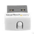 Miniatyrbild 3 av 3: USB WiFi-adapter - STARTECH.COM - USB150WN1X1W - 150 Mbps - 2.4 GHz - Vit سفید