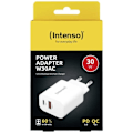 Miniatyrbild 2 av 3: Intenso W30AC USB-laddare - 30W - 2 x USB-A, USB-C® - Utström 3A
