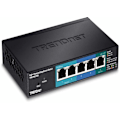 Miniatyrbild 1 av 3: Intelligent switch - TRENDnet - TPE-P521ES - 5 portar - PoE+ - Gigabit Ethernet