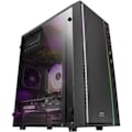 Miniatyrbild 1 av 4: Mars Gaming Mars Gaming MCM RGB Mini Tower Micro ATX-fodral med glaspanel (svart)