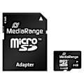 Miniatyrbild 1 av 3: SDHC-minneskort - MEDIARANGE - MR963 - 16 GB - Klass 10 - Blå färg