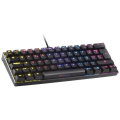 Miniatyrbild 3 av 4: Mars Gaming MKMINI Noir - Ultrakompakt RGB Mekaniskt Tangentbord - Brun Switch Spansk Layout