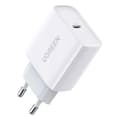 Laddare - Ugreen väggadapter USB Power Delivery 3.0 Quick Charge 4.0+ 20 W 3 A (vit)