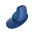 Miniatyrbild 1 av 4: Delux Mouse - 31632 - Trådlös ergonomisk mus M618XSD BT+2.4G RGB (blå)