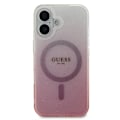 Miniatyrbild 2 av 6: Coque Guess IML Glitter Gradient MagSafe för iPhone 16 Plus (Rosa)