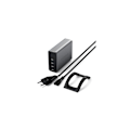 Miniatyrbild 6 av 6: USB-C-laddare - Satechi - 165W PD GaN - 4 portar - Rymdgrå - Galliumnitrid