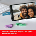 Miniatyrbild 2 av 3: Extern hårddisk - SANDISK - Ultra Dual Drive Go - 256 Go - USB-C - 150 Mo/s