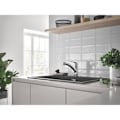 Miniatyrbild 2 av 6: GROHE QUICKFIX Start Diskbänkskran, utdragbar spray, 2-jet-avledare, 90° rotation, 30531001 Krom