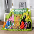 Pikkukuva 1 / 5: Les Barbapapa Family Anime Sarjakuvapeitto,pehmeä Peitto Kotiin Makuuhuoneen Sängylle Sohva Picnic Matkatoimiston cover Peitto lapsille 180x230cm 13