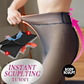 Miniatyrbillede 4 af 5: Magic Extra Thick Varm Vinter Dobbeltforet Stretch Termisk Fleece Tights Til Damer Black 80g