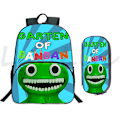 Miniatyrbilde 4 av 5: Garten Of Banban Ryggsekk 2 stk Sett Jenter Gutter Barn Tegneserie Anime Ryggsekker Hagespillveske Skolesekk Oxford Boksekker Mochlia 4