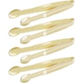 Miniatyrbillede 1 af 5: Mini Serveringstænger 5 Tommer Appetizertænger, Sæt med 4 (Guld) Guld 5-Tommer