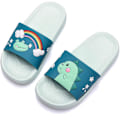 Miniatyrbillede 1 af 5: Drenge & Piger Sandaler Slippers Dinosaur Sommer Skridsikker Blød Swimmingpool Udendørs Strand Indendørs Badeværelse Bade Brusebad Børn Vandsko Faktisk Skolængde