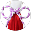 Miniatyrbilde 5 av 5: Anime One Piece Yamato Cos Suit Cosplay Ace Cosplay Kostyme Kaido Datter Nautical King Suit Dame Cosplay Klær Halloween S