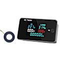 Miniatyrbild 1 av 4: AC Dubbelspänning Digital Tester 0-500V Voltmeter 0-100A Amperemeter