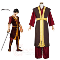 Pikkukuva 3 / 4: Halloween Cos Stage -asu, Avatar The Last Airbender, Prinssi Zuko Cosplay -asu, täydellinen set Katara red S