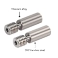 Miniatyrbillede 4 af 5: H2 Ekstruder Varmebryder Helt Metal 303 Rustfrit Stål Varmebryder, 2 stk. A